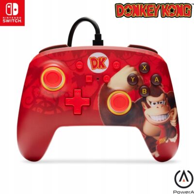 KONTROLER ULEPSZONY PAD PRZEWODOWY PowerA Nintendo Switch Donkey Kong