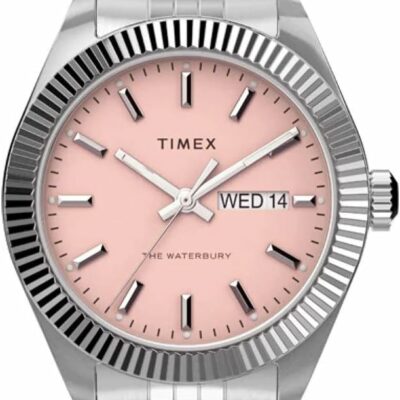 Zegarek TIMEX Waterbury Legacy Pink TW2V17800 srebrny