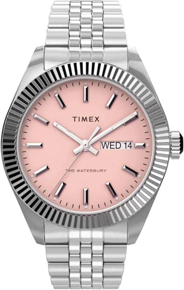 Zegarek TIMEX Waterbury Legacy Pink TW2V17800 srebrny