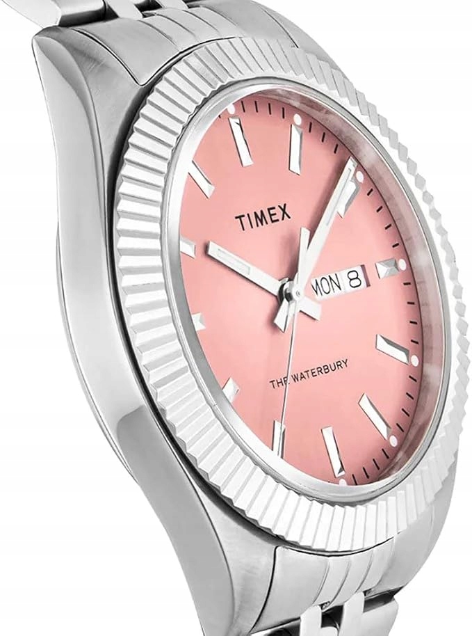 Zegarek TIMEX Waterbury Legacy Pink TW2V17800 srebrny - obrazek 4