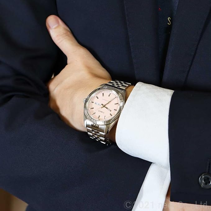 Zegarek TIMEX Waterbury Legacy Pink TW2V17800 srebrny - obrazek 5