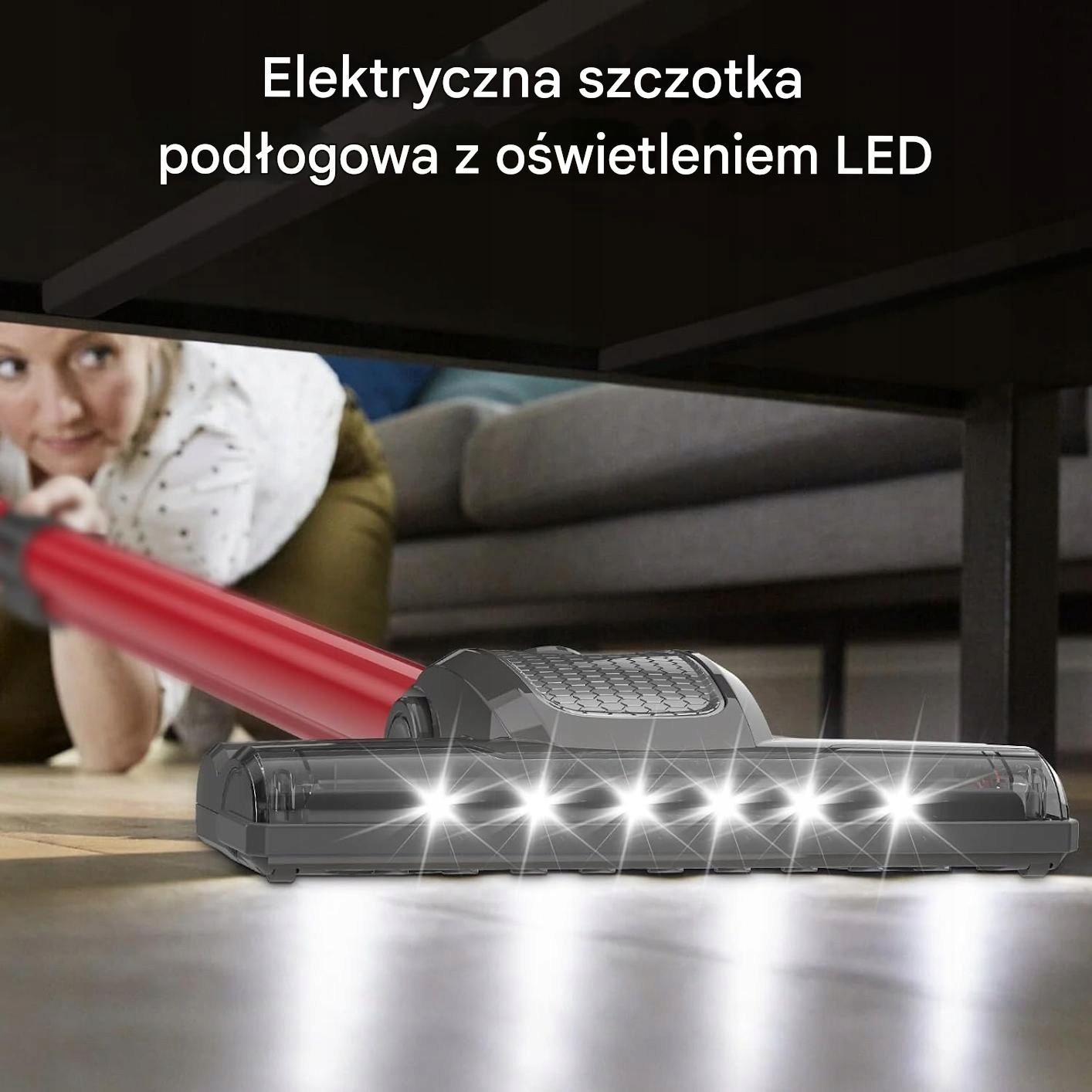 ODKURZACZ BEZPRZEWODOWY PIONOWY AKUMULATOROWY Akitas V10 30V 450W 3w1 - obrazek 3