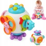 KOSTKA SENSORYCZNA EDUKACYJNA MANIPULACYJNA MONTESSORI 6w1