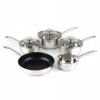 ZESTAW GARNKÓW RONDLI + PATELNIA RUSSELL HOBBS CLASSIC 14/16/18/20/24CM 5el