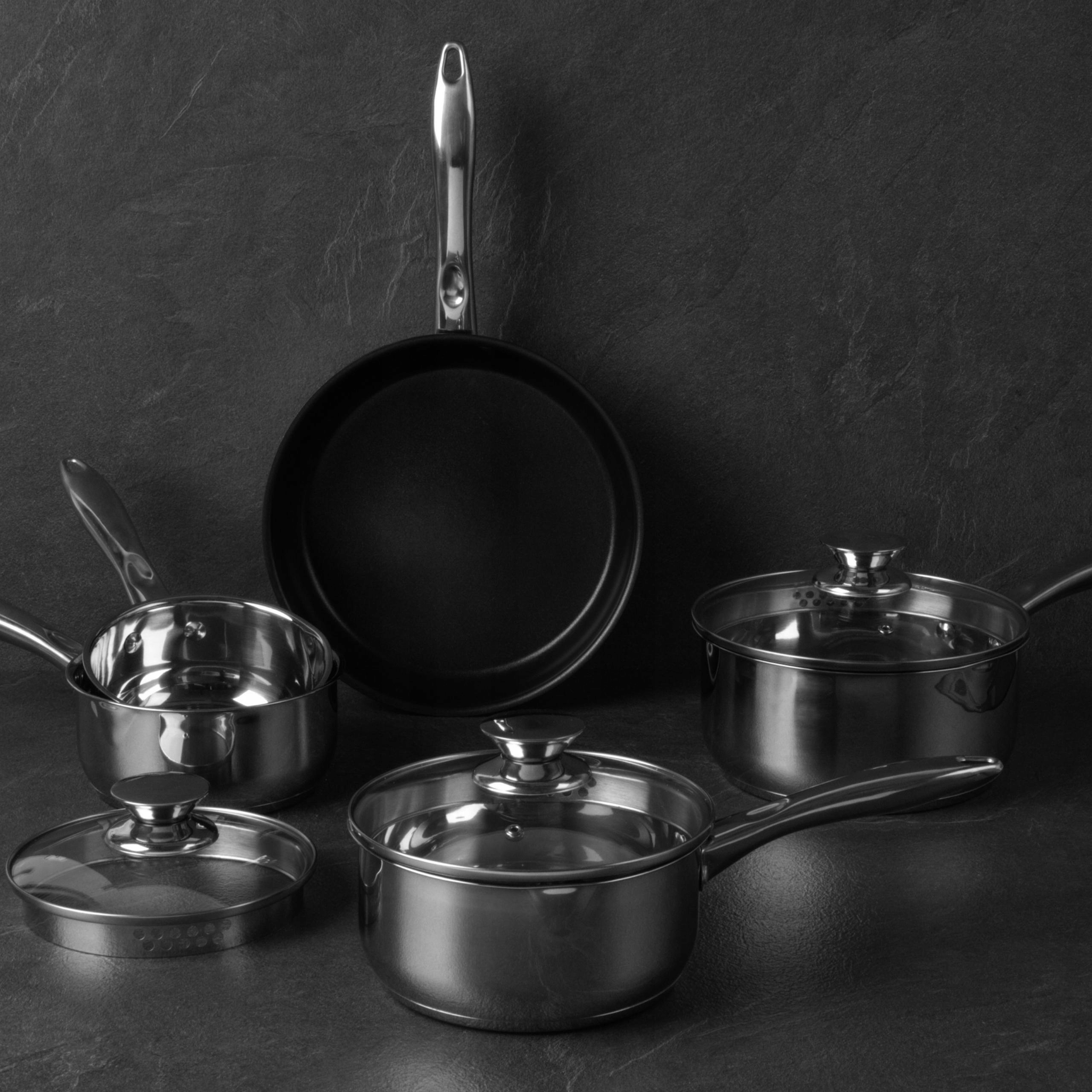 ZESTAW GARNKÓW RONDLI + PATELNIA RUSSELL HOBBS CLASSIC 14/16/18/20/24CM 5el - obrazek 2