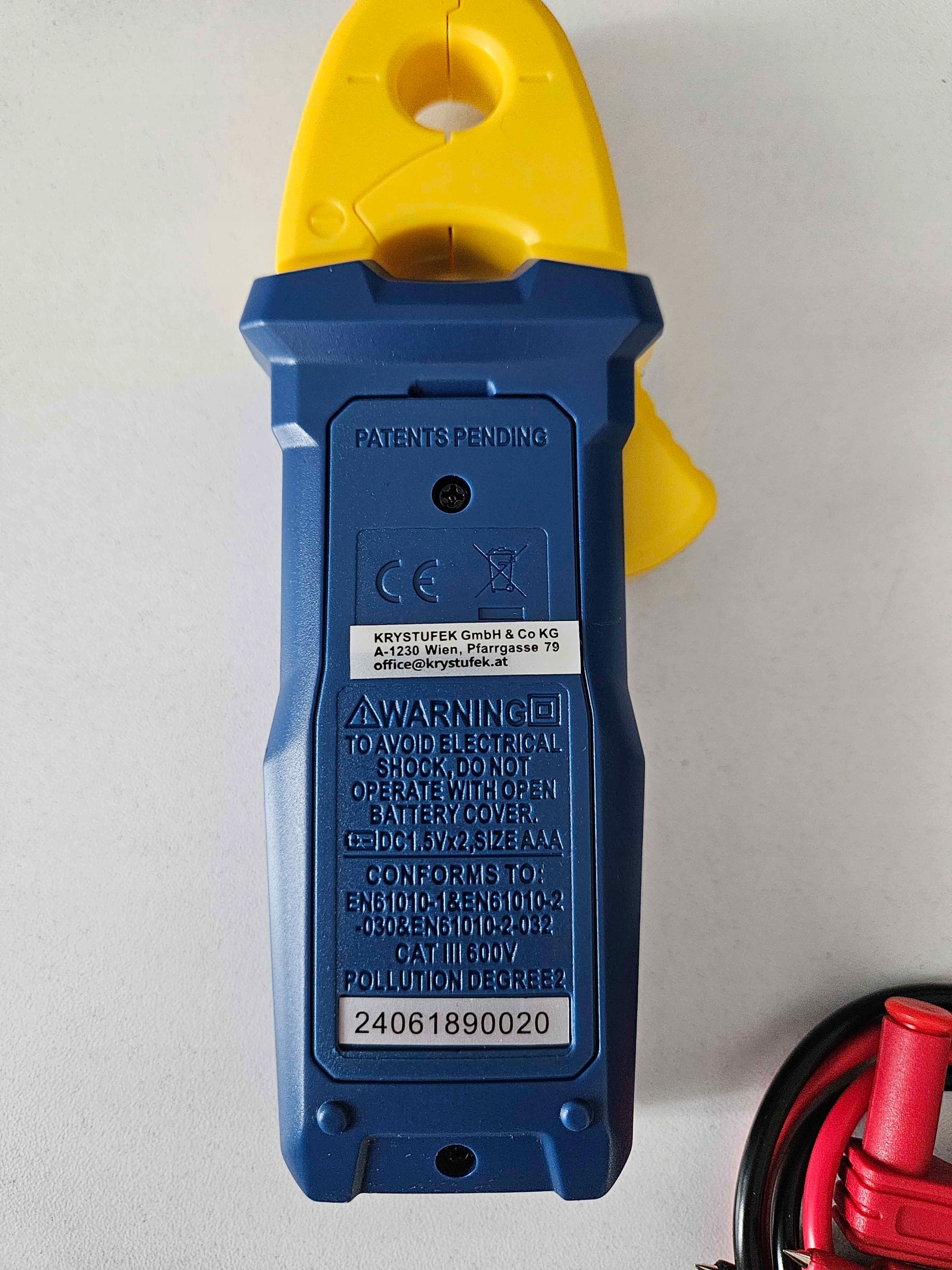 CYFROWY MIERNIK CĘGOWY PRĄDOWY MULTIMETR Pancontrol 100AD+ 100A AC/DC RMS - obrazek 5