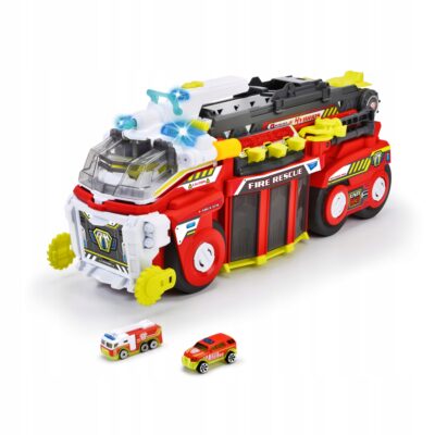 OGROMNA DUŻA Straż Pożarna wóz strażacki 55 cm Światło Dźwięk Dickie Toys