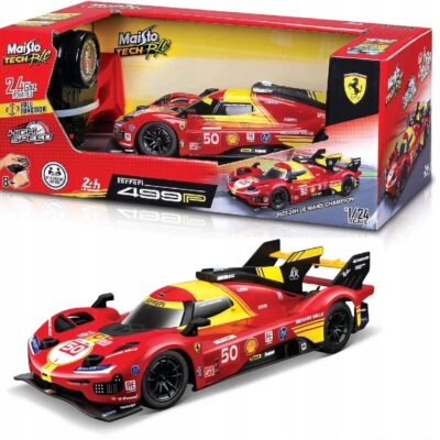 Samochód auto zdalnie sterowane Maisto Tech Ferrari 499P Le Mans 1:24 2,4gz