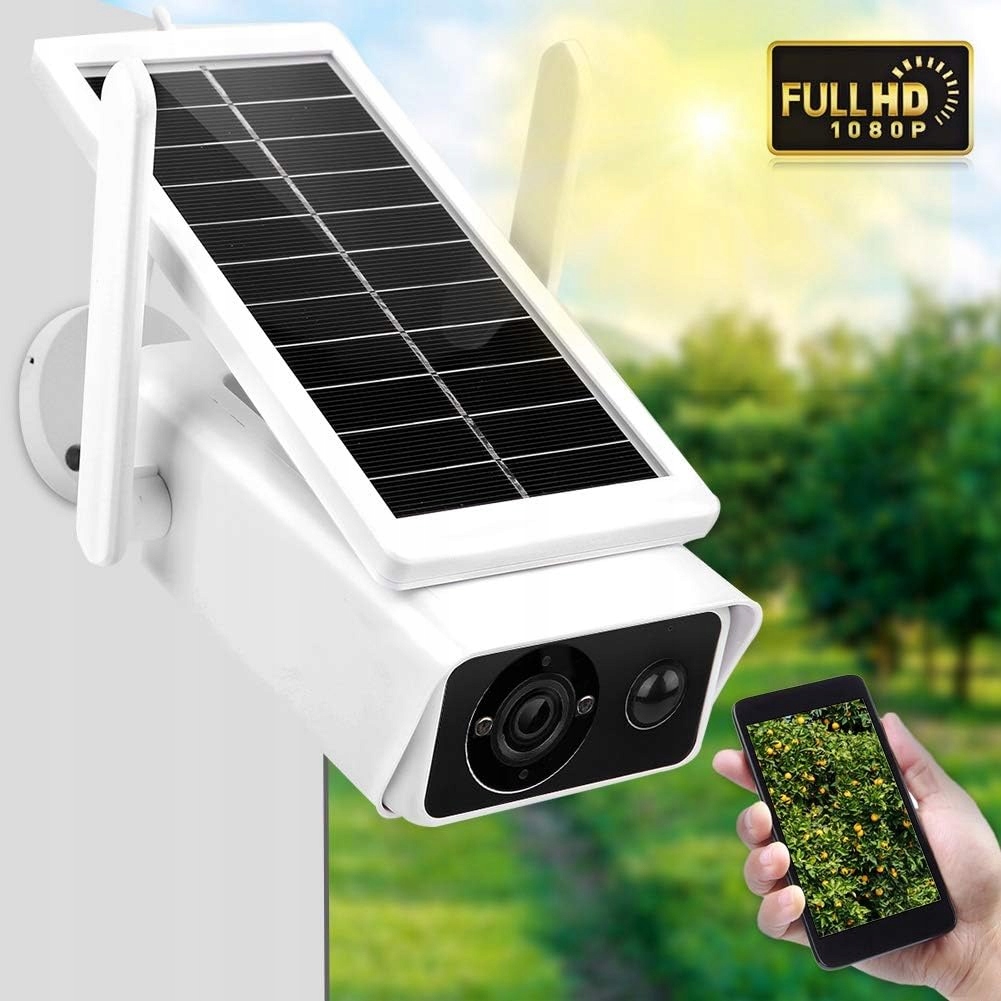 Solarna kamera do monitoringu 1080P Diohe wodoodporna WiFi IP66 - obrazek 4