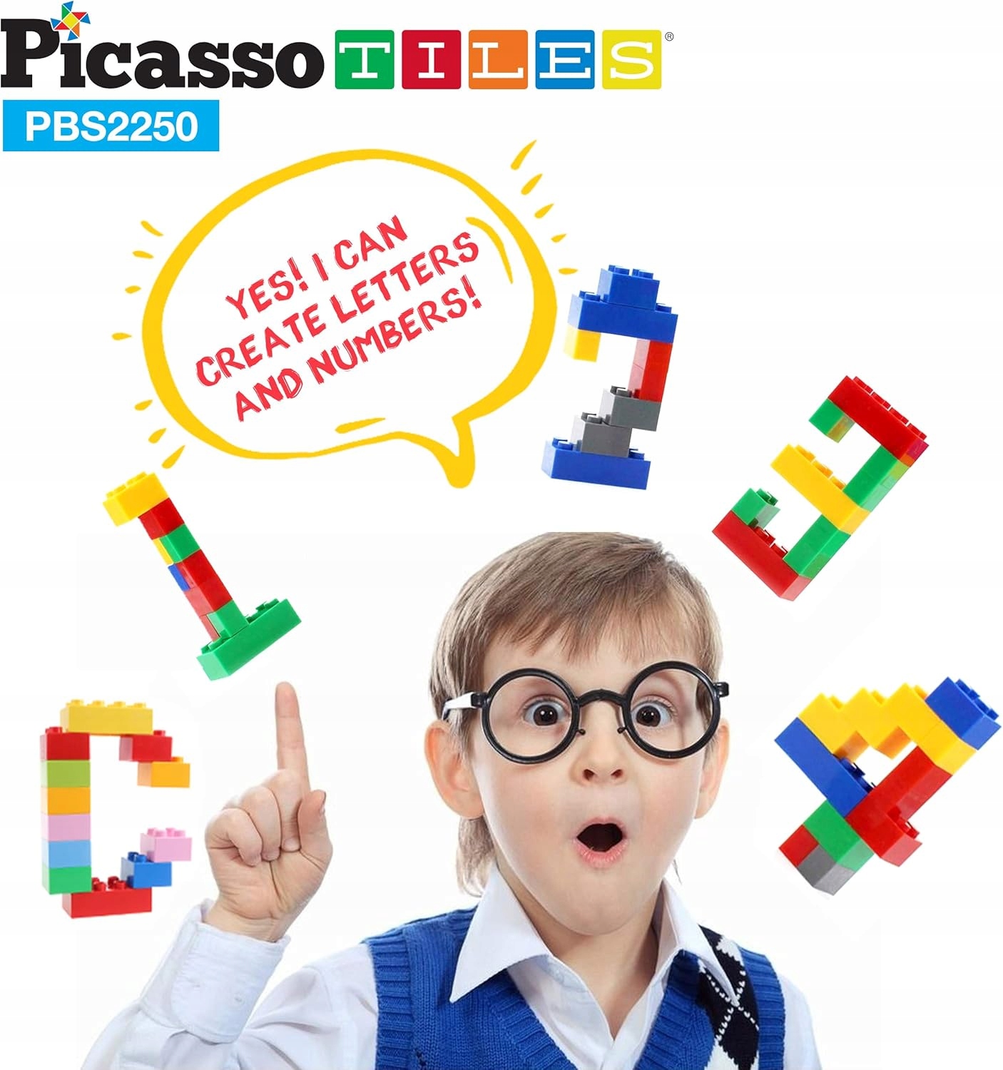 KLOCKI budowlane zestaw PicassoTiles 2250 sztuk prezent konstrukcyjne - obrazek 5