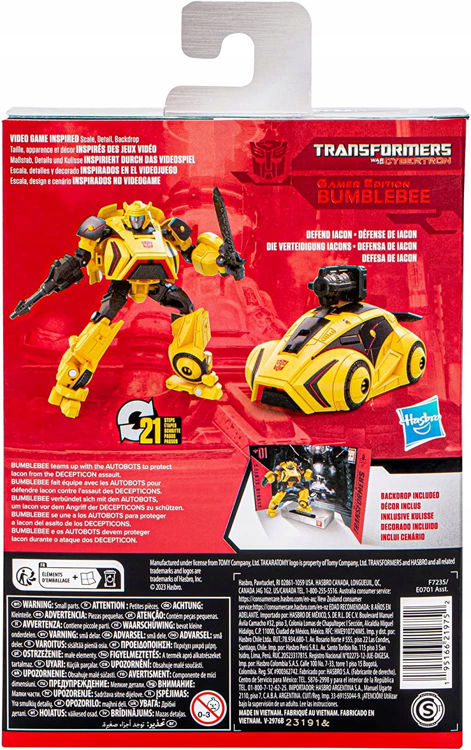 Figurka Hasbro Transformers War For Cybertron Bumblebee - obrazek 4
