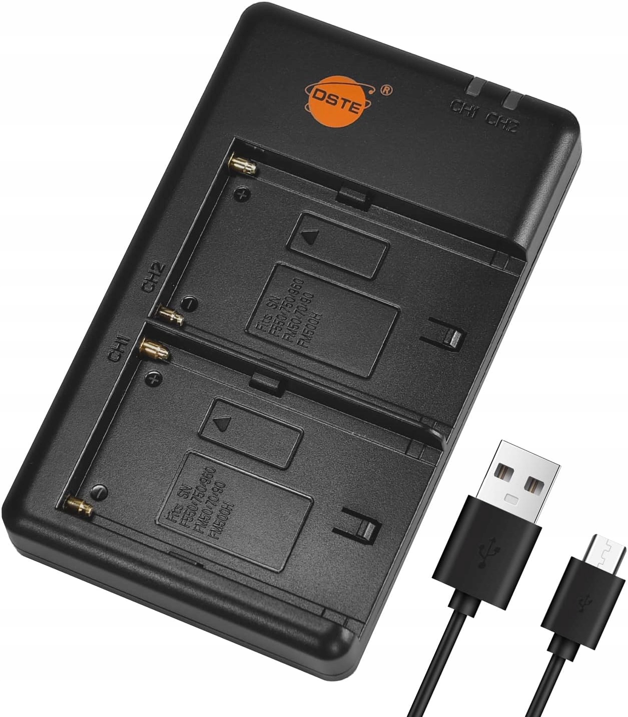 Podwójna Ładowarka USB do LP-E6 / LP-E6N / LP-E6NH DSTE LC-E6E uniwersalna