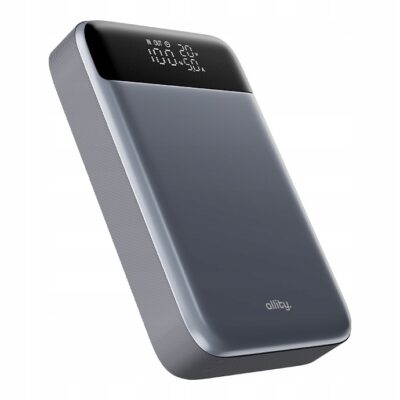 Allity power bank do laptopa APB-200 PD QC 130W 19200 mAh szary