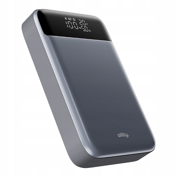 Allity power bank do laptopa APB-200 PD QC 130W 19200 mAh szary
