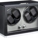 ROTOMAT SZKATUŁKA NA 4 ZEGARKI AUTOMATYCZNY EKOSKÓRA GABLOTKA PREMIUM 32x23