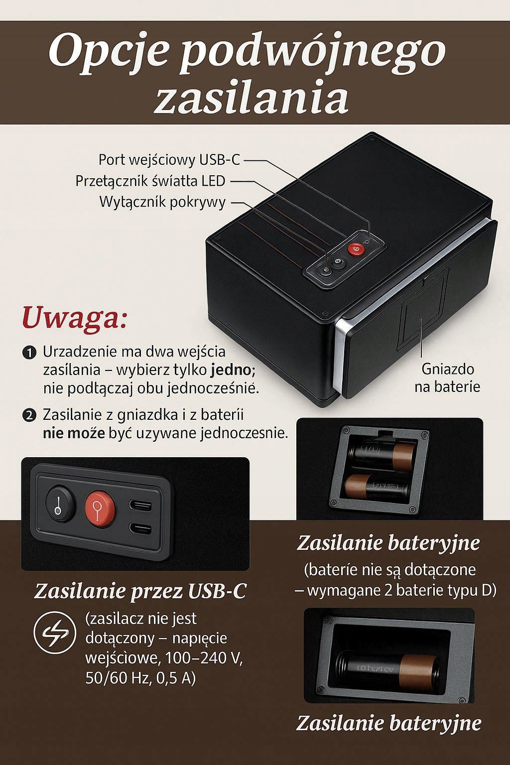 ROTOMAT SZKATUŁKA NA 4 ZEGARKI AUTOMATYCZNY EKOSKÓRA GABLOTKA PREMIUM 32x23 - obrazek 6