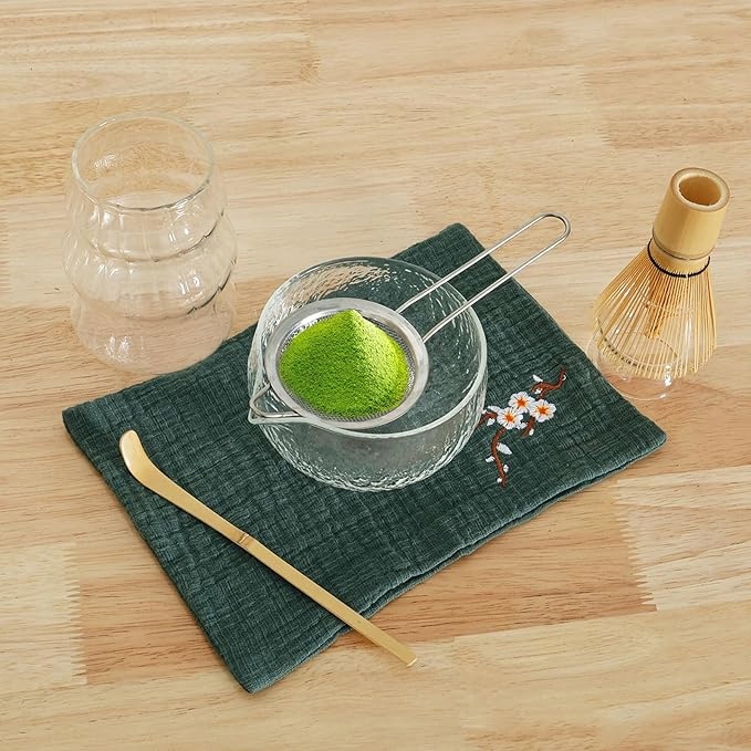 MATCHA ZESTAW DO HERBATY ZESTAW MIOTEŁ DO MATCHY czarka podstawka łyżeczka - obrazek 6