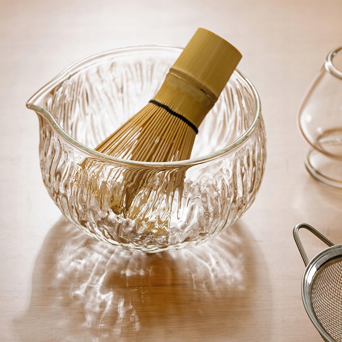 MATCHA ZESTAW DO HERBATY ZESTAW MIOTEŁ DO MATCHY czarka podstawka łyżeczka - obrazek 9