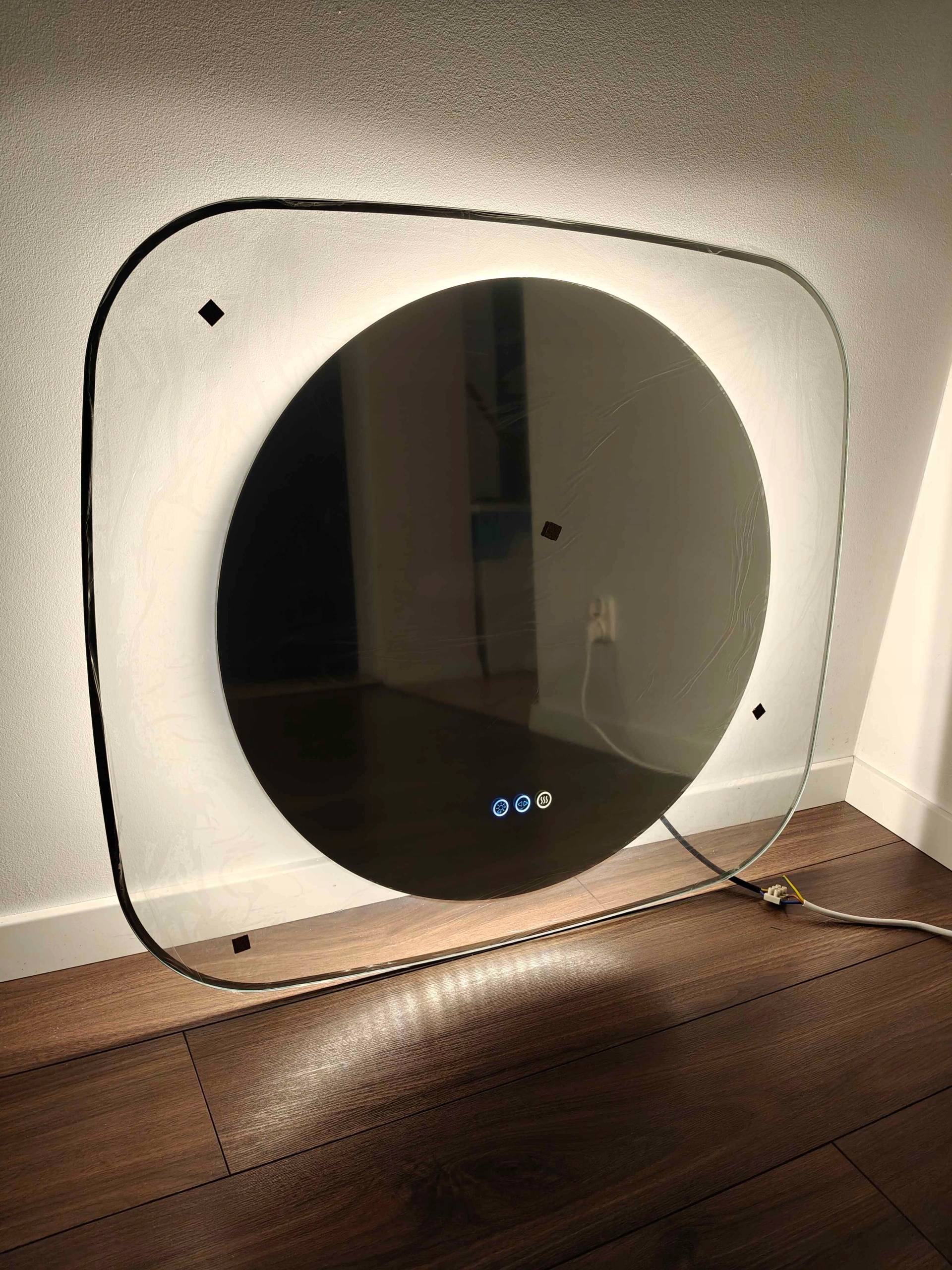 LUSTRO ŁAZIENKOWE LED 60 PODŚWIETLANE ANTI FOG DOTYKOWE 3 BARWY 80 x 70 - obrazek 11