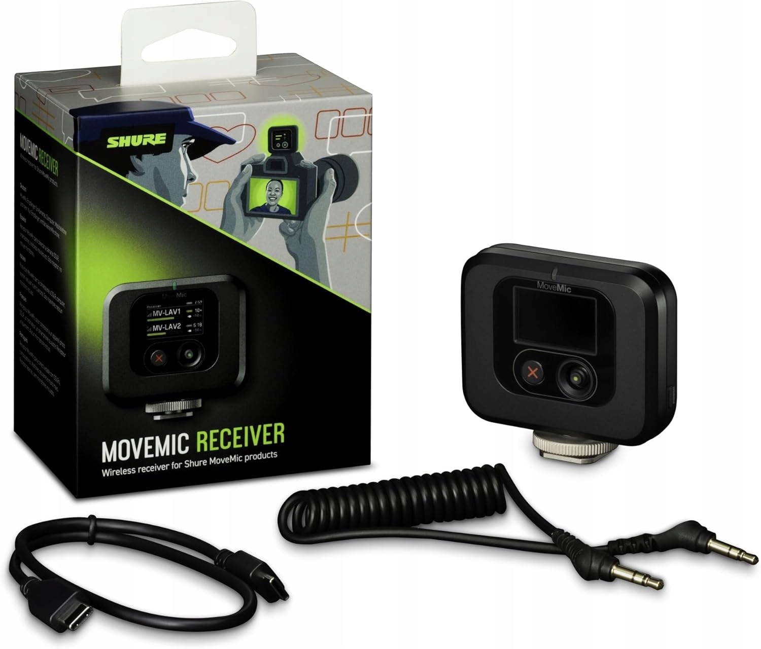 Bezprzewodowy odbiornik Shure MoveMic Receiver