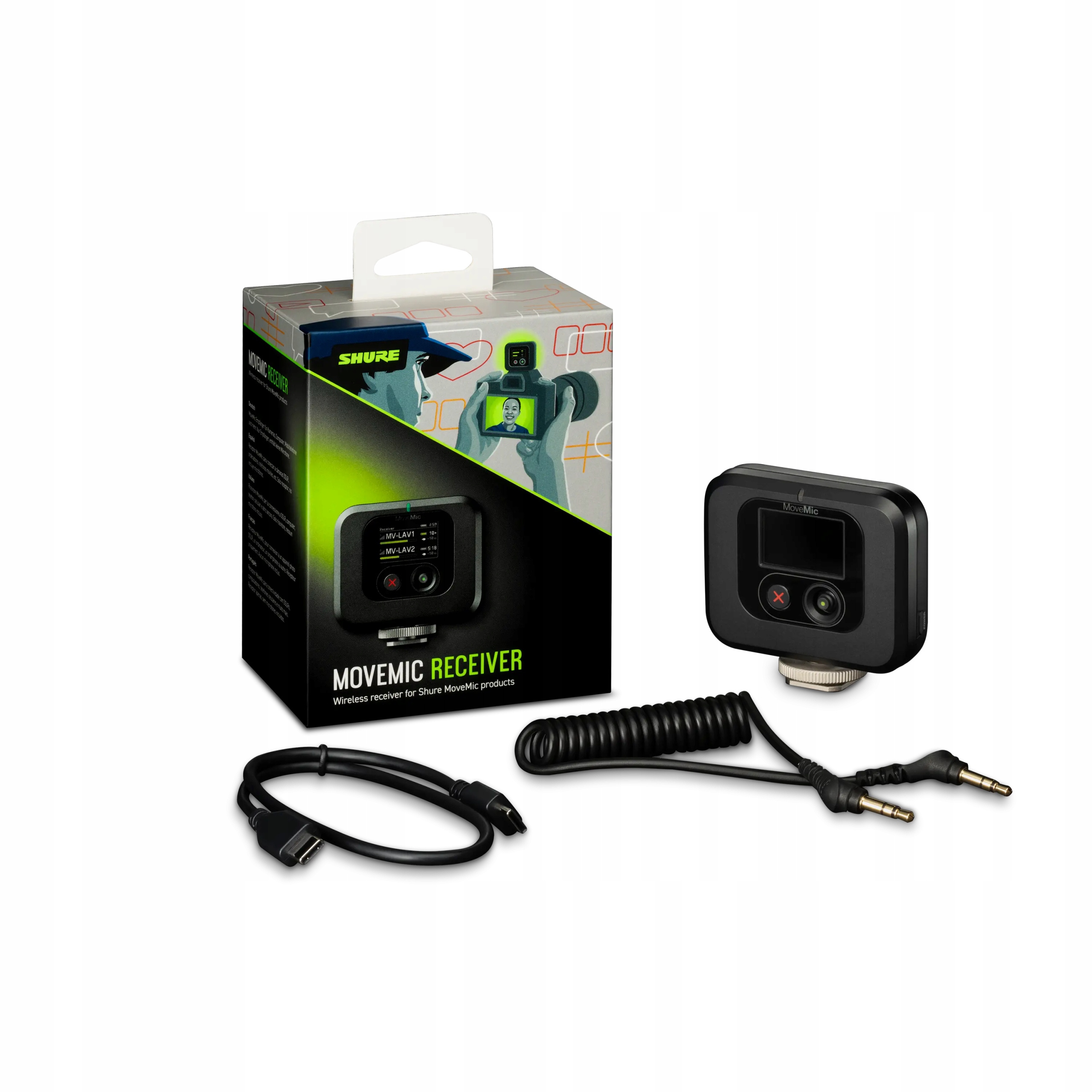 Bezprzewodowy odbiornik Shure MoveMic Receiver - obrazek 2