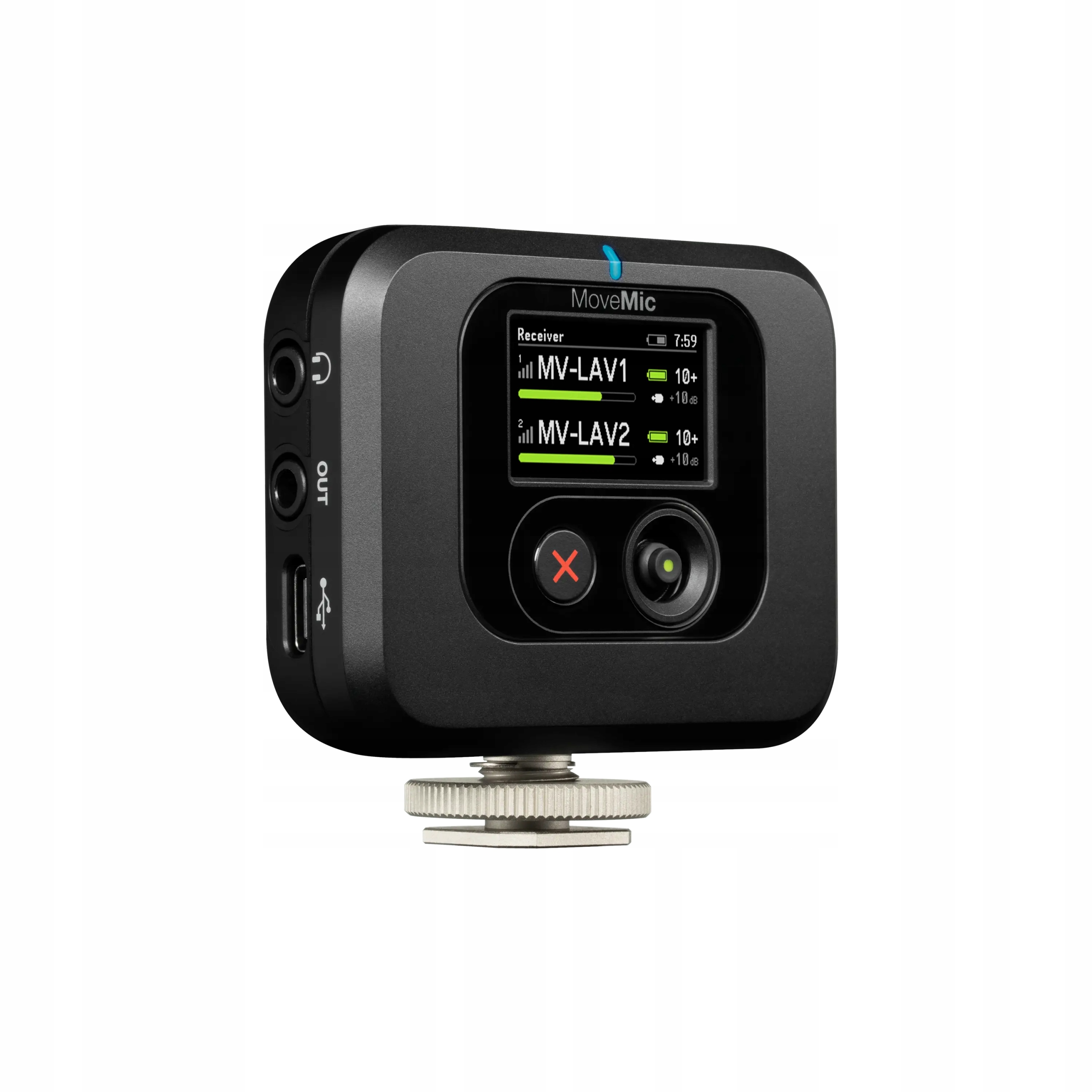 Bezprzewodowy odbiornik Shure MoveMic Receiver - obrazek 4