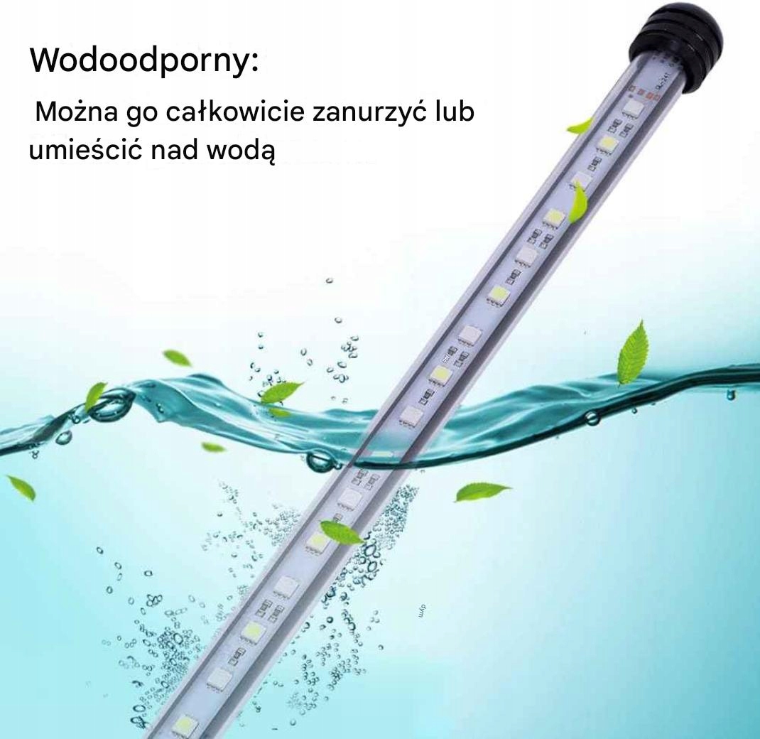 Oświetlenie do akwarium LED 57 cm niebiesko białe - obrazek 3