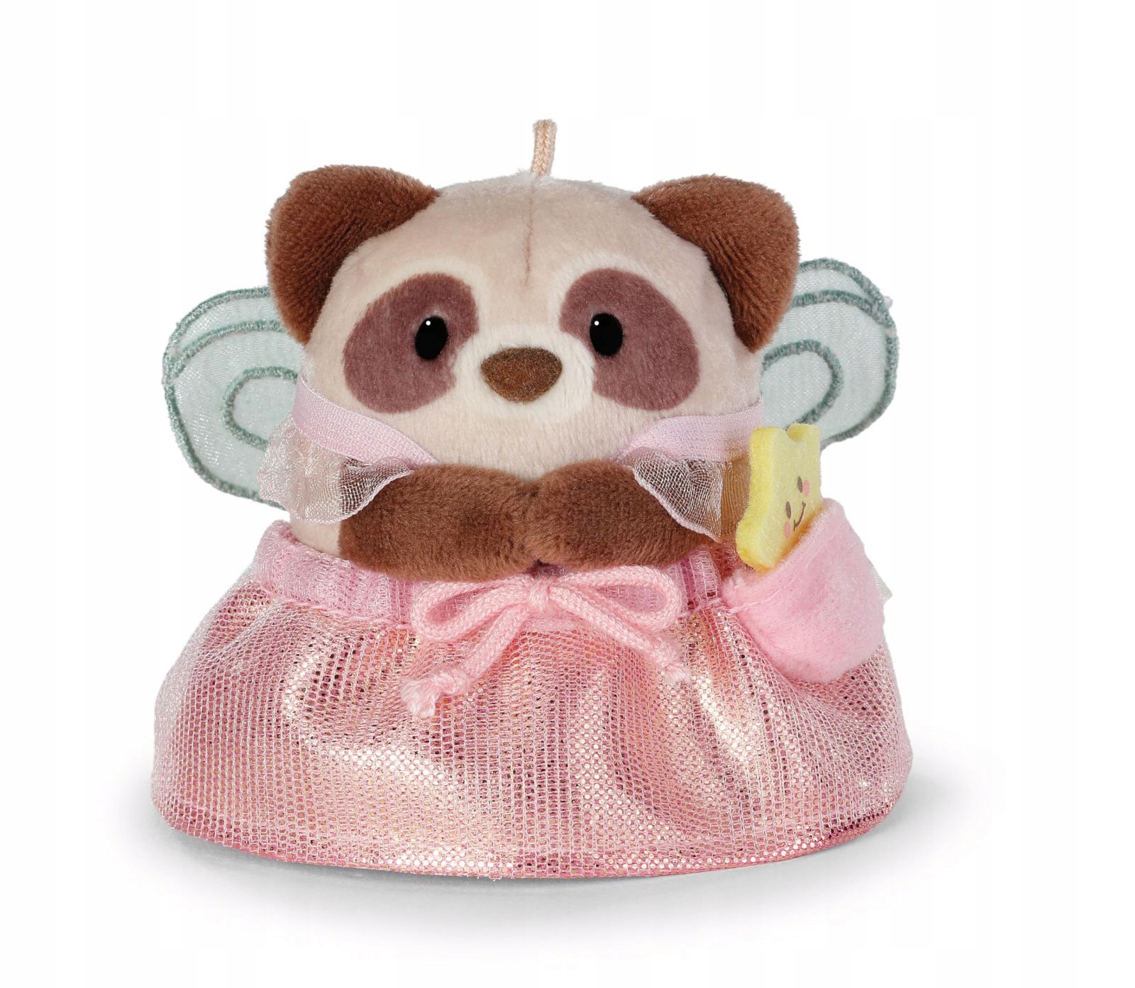 NICI MYMOCHI PRZYTULANKA SZOP RAKUMA Z KOSTIUMEM WRÓŻKI I RÓŻDŻKĄ 8CM Z ZAW