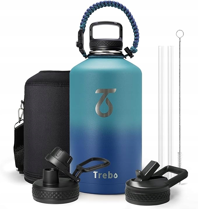 DUŻY WIELKI Termos Kubek Termiczny Bidon Butelka Trebo 3785 ml SURVIVAL