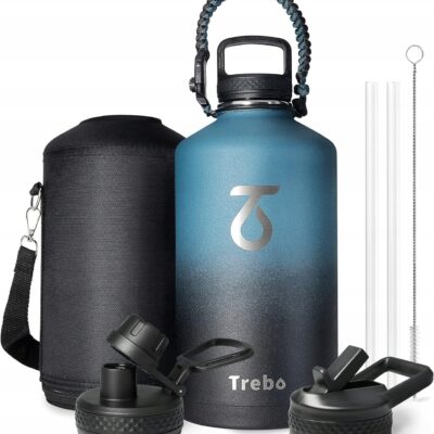 DUŻY WIELKI Termos Kubek Termiczny Bidon Butelka Trebo 3785 ml SURVIVAL