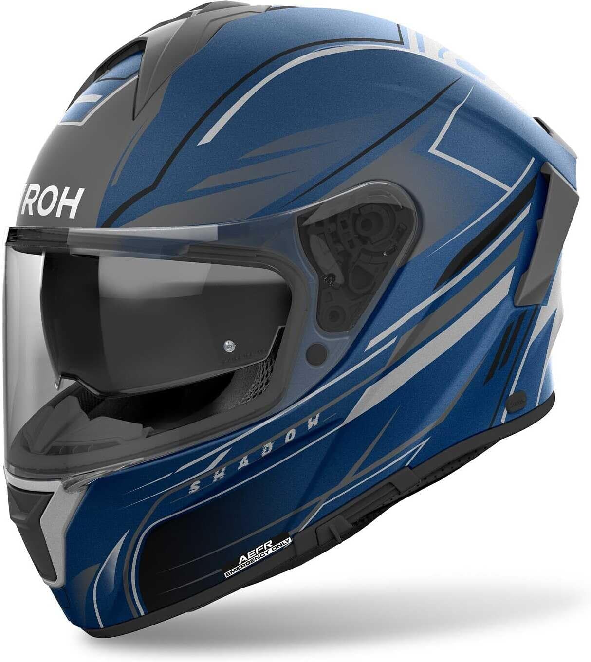 Kask SPARK 2 Shadow, AIROH (niebieski matowy, rozmiar 2XL) ECE 22.06