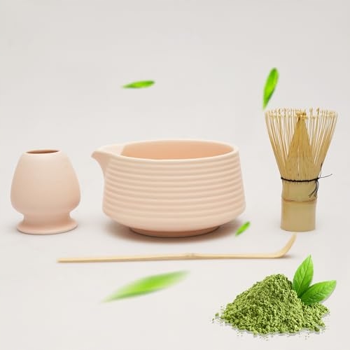 Matcha zestaw startowy pudrowy