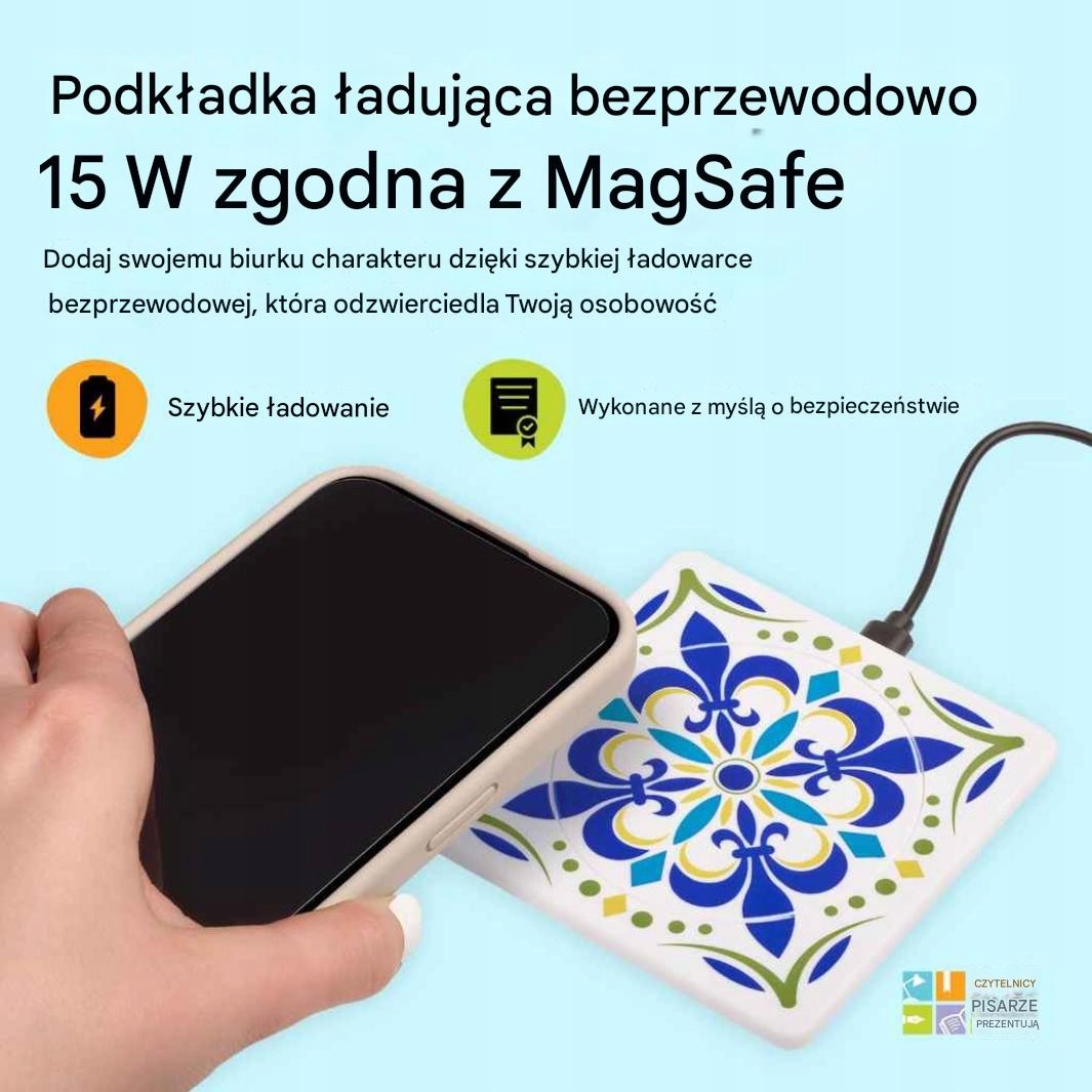 Ładowarka indukcyjna bezprzewodowa USB C - obrazek 4