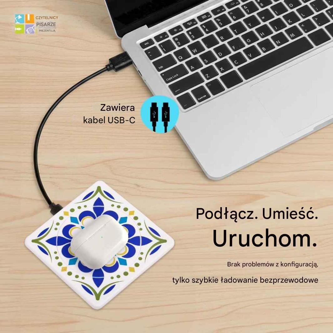 Ładowarka indukcyjna bezprzewodowa USB C - obrazek 6