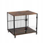 Kojec Transporter psa Kennel Klatka kennelowa drewno BingoPaw 60x77x65 cm