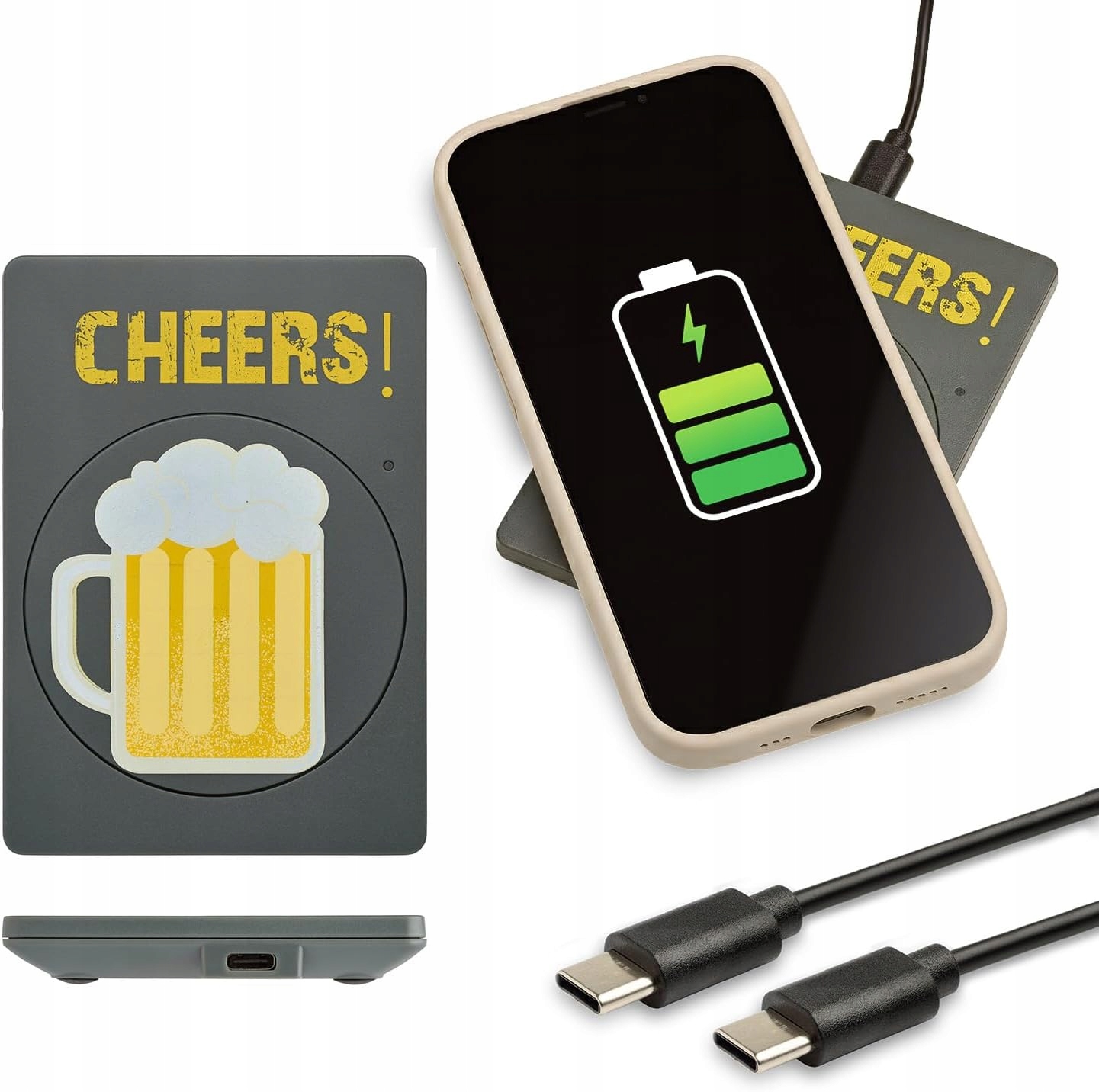 Ładowarka indukcyjna bezprzewodowa USB C Cheers! - obrazek 3