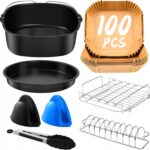 Zestaw akcesoriów do frytkownicy beztłuszczowej Air Fryer BPA FREE +WKŁADY
