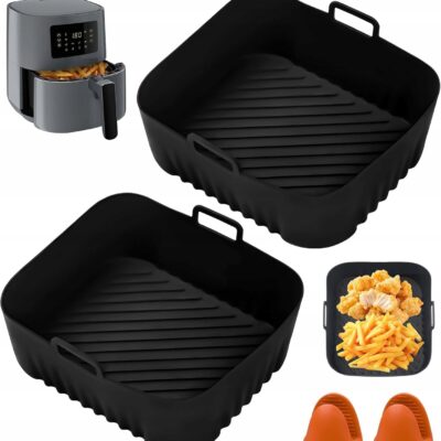Akcesoria do frytkownicy silikonowe 16,5x16,5 Philips BPA Free x2 Airfryer