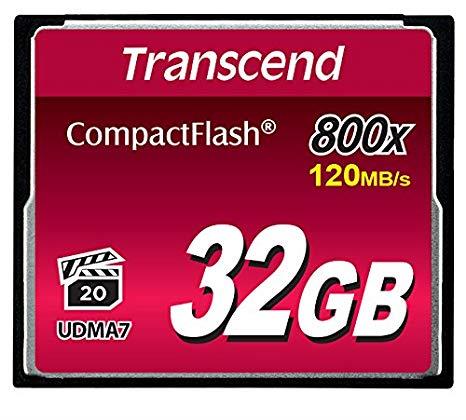 Karta Transcend 800x Compact Flash 32 GB (TS32GCF800) - obrazek 4