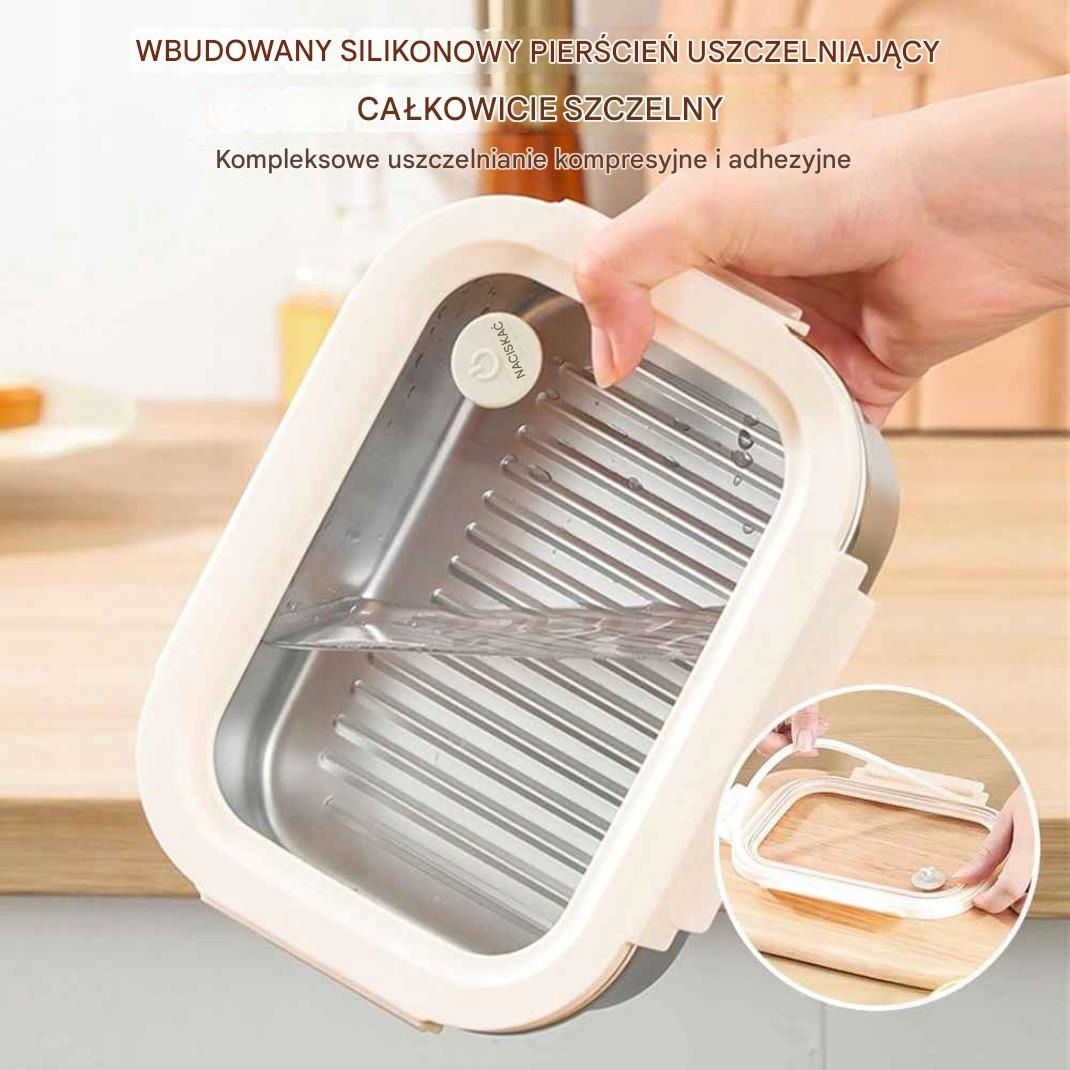 Lunch Box 3x 800ml Pojemniki na żywność Hermetyczne pudełka stal nierdzewna - obrazek 6