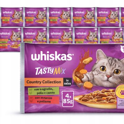 Whiskas 52 saszetki karma mokra Tasty mix smaków 4,42kg Country Collection