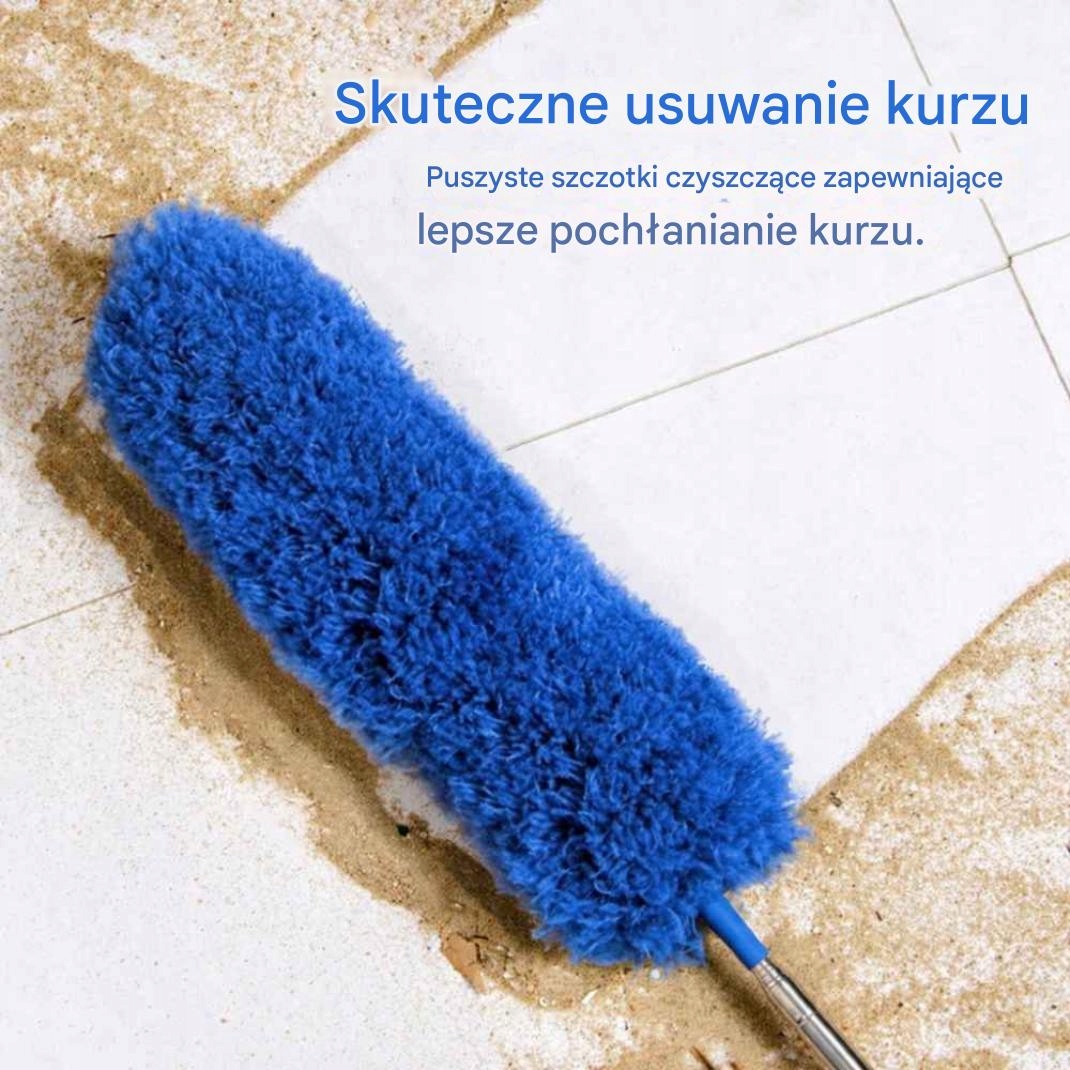 Szczotka teleskopowa do kurzu MEGA DŁUGA 245cm i szczotka do szczelin - obrazek 3