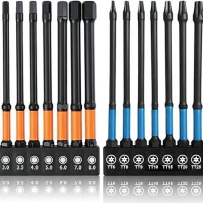 Torx 20-częściowy zestaw bitów Torx S2 stal nierdzewna
