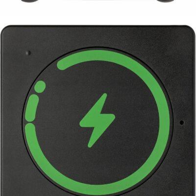 ładowarka indykcyjna bezprzewodowa usb c czarna zielona błyskawica