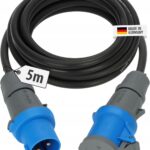 Przedłużacz kempingowy CEE 230 V, 5 m przewod H07RN-F 3G2