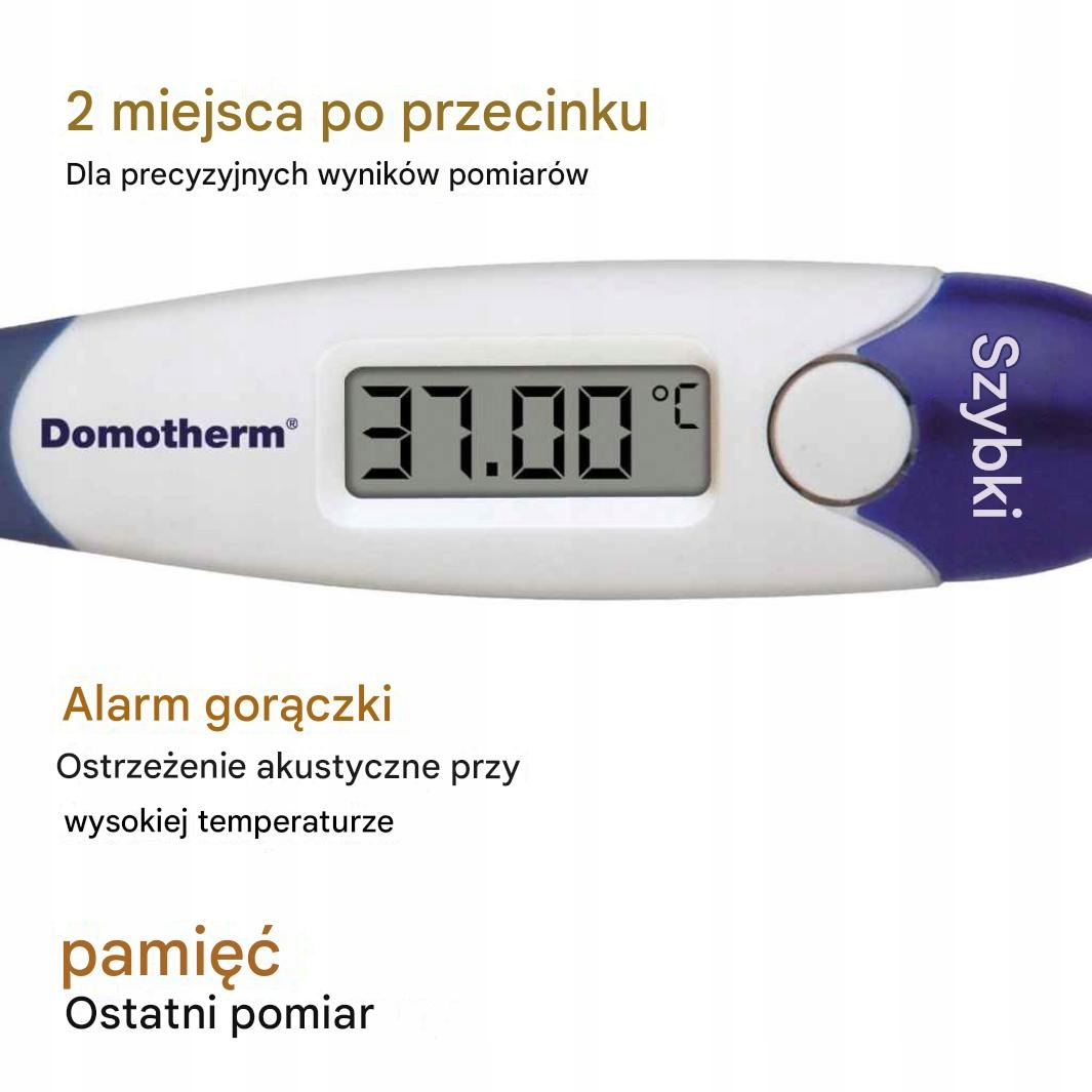 Termometr Owulacyjny Dokładny Szybki Cyfrowy z 2 Miejscami Po Przecinku 10s - obrazek 2