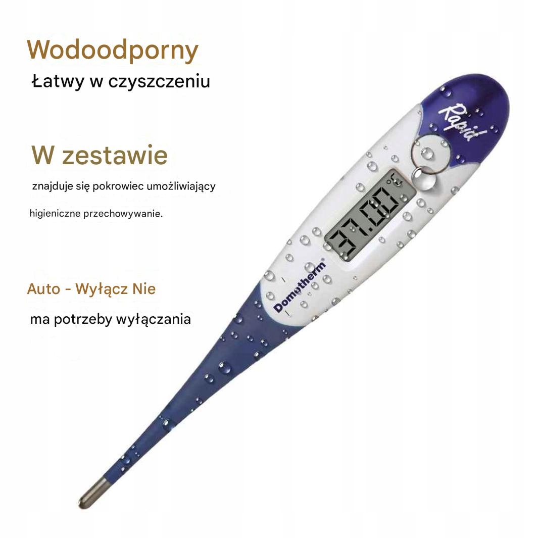 Termometr Owulacyjny Dokładny Szybki Cyfrowy z 2 Miejscami Po Przecinku 10s - obrazek 3
