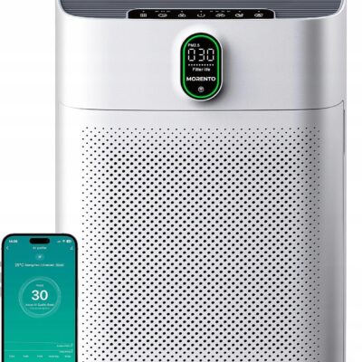 Inteligentny Oczyszczacz Powietrza MORENTO WiFi HEPA Google Alexa Cichy 100