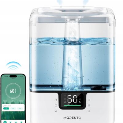 NAWILŻACZ POWIETRZA MORENTO MR6W DUŻY 6l WiFi Tuya RGB 350ml/h