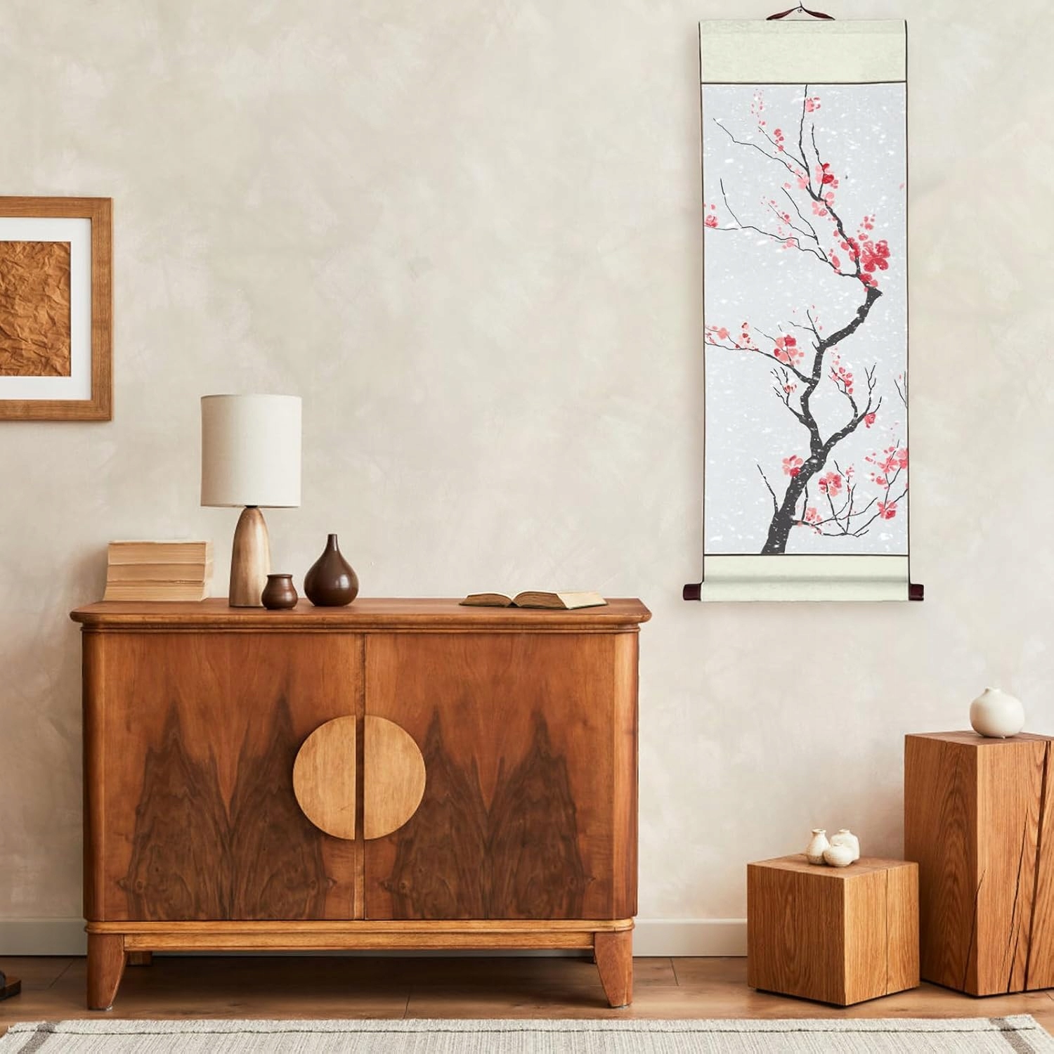 2x PAPIER RYŻOWY ZWÓJ PAPIER DO KALIGRAFII DIY 2 sztuki Beżowy - obrazek 6